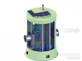 玻璃鋼智能型一體化預(yù)制泵站，污水提升泵站廠家，污水提升一體化水箱